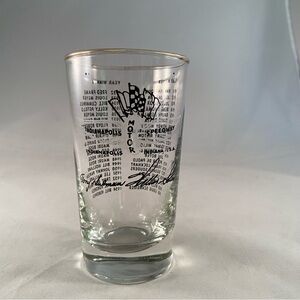 Indianapolis 500 Souvenir Glass 1911-1954 Winners